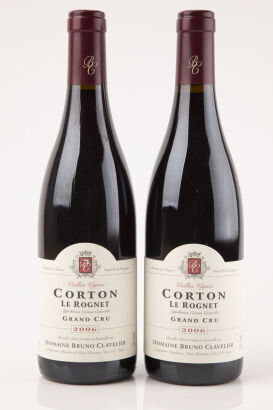 (2) 2006 Bruno Clavelier Corton Grand Cru Le Rognet, Cote de Beaune