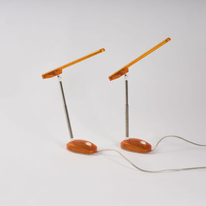 A Pair of Ernesto Gismonde 'Microlight' Artemide Lamps