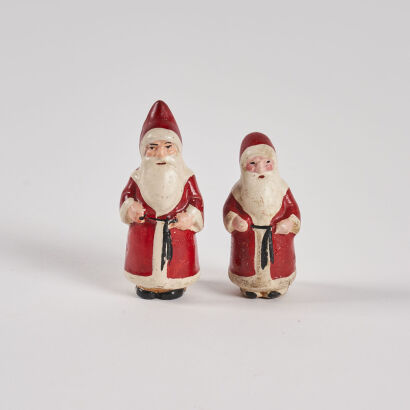 A Pair of Spartan Pottery Xmas Figures