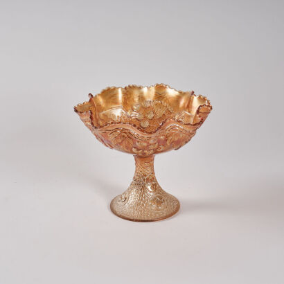 A Fenton Mikado (Carnival Glass) Comport