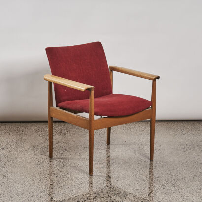 A Mid-Century Sidechair in the Manner of Finn Juhl