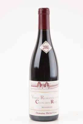 (1) 2005 Michel Gros Vosnee Romanee 1er Cru Clos des Reas Monopole, Cote de Nuits