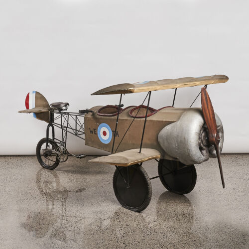 A Weta Workshops Designed Bi-Plane Pedal Car