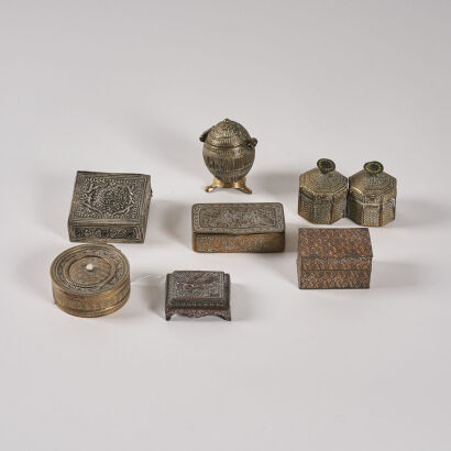 A Selection Of Eight Trinket Boxes