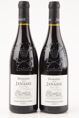 (2) 2007 Domaine Janasse Vieilles Vignes,Chateauneuf du Pape RP100