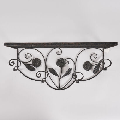 A French Wrought Iron Coat Rack