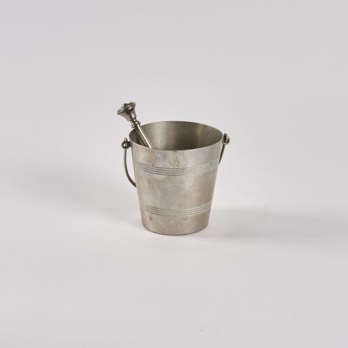 A French Ice Bucket With Pick