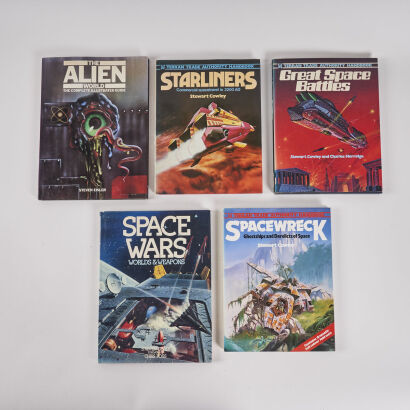 A Collection of Sci-Fi Themed Books