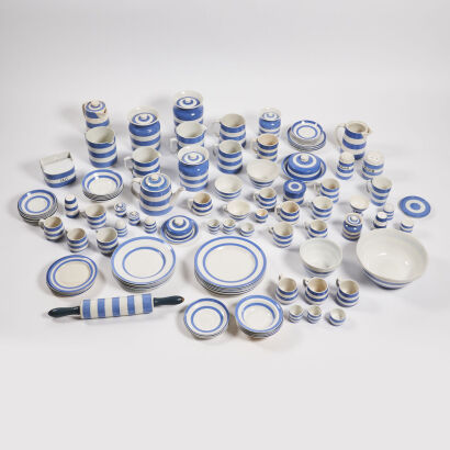 A Large Collection of T.G.Green Cornishware 