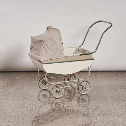 A Vintage Pedigree Dolls Pram 