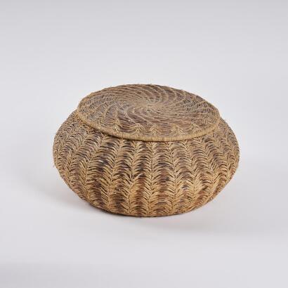 A Large Chinese Wicker Food Carrier