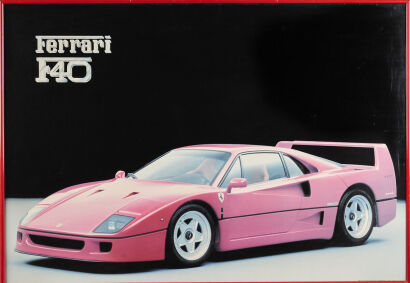 A Vintage Ferrari F40 Print