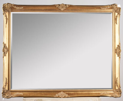 A Gold Gilded Framed Mirror