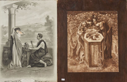 A Pair of Unframed Victorian Themed Prints