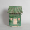 A Chinese Ming Dynasty Green Glazed Miniature of A Farmhouse