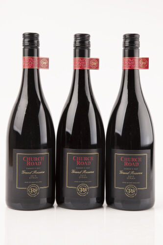 (3) 2015 Church Road Grand Reserve Syrah, Hawkes Bay