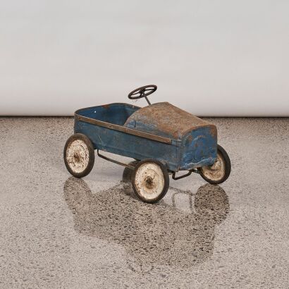 A Vintage Tri-Ang Pedal Car