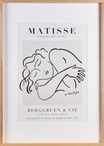 A Matisse Sleeping Woman Berggruen & Cie Print