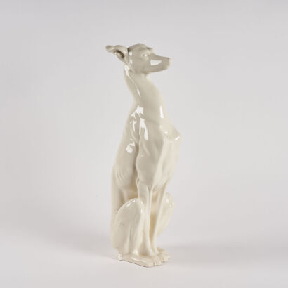 A Whippet Sculpture