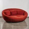 Cellini Designer UFO Red Round Lounge Sofa