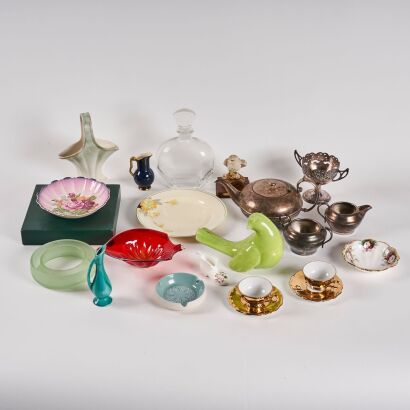 A Lot of Assorted China and Glassware