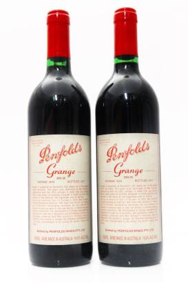(2) 1996 Penfolds Grange Bin 95
