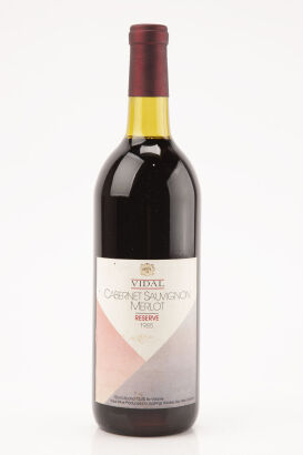 (1) 1985 Vidal Reserve Cabernet Sauvignon Merlot, Hawkes Bay