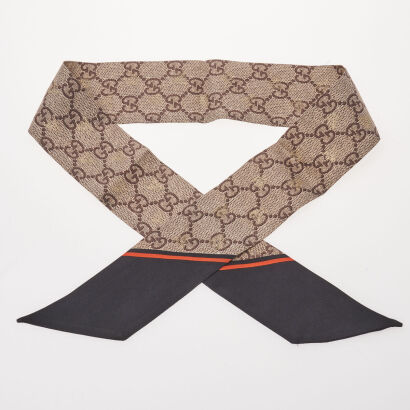 Gucci GG Bee Twilly Scarf