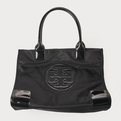 Tory Burch Ella Black Nylon Bag