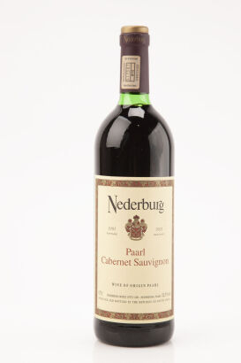 (1) 1991 Nederburg Paarl Cabernet Sauvignon, South Africa