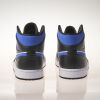 Nike Jordan 1 Mid White Black Racer Blue Shoes - 3