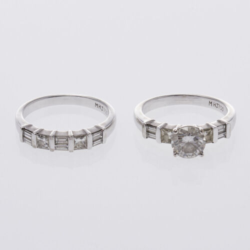 18ct Diamond Ring Set