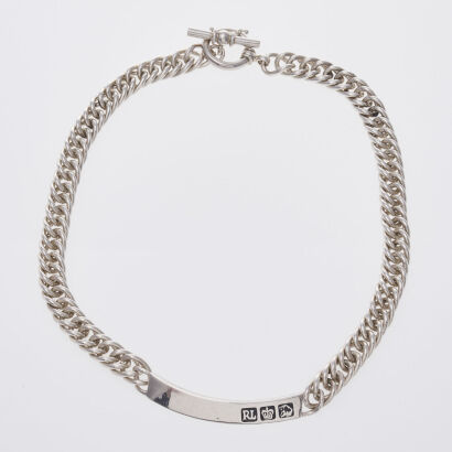 Ralph Lauren Sterling Silver Link Necklace