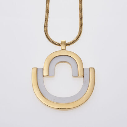 Lanvin Abstract Pendant Necklace