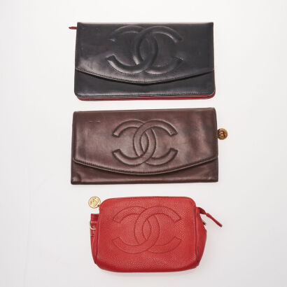 Three Chanel Wallets