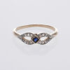 18ct Edwardian Sapphire and Diamond Ring