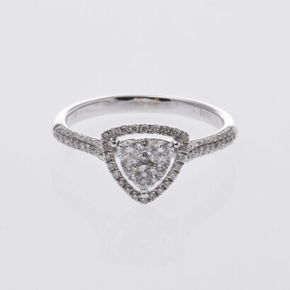 18ct Diamond Dress Ring