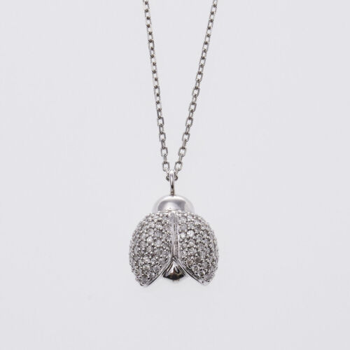 9ct Diamond Ladybird Pendant