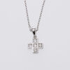18ct Diamond Cross Pendant
