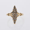 18ct Navette Diamond Ring