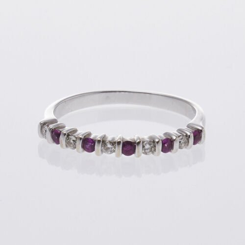 18ct Ruby and Diamond Band