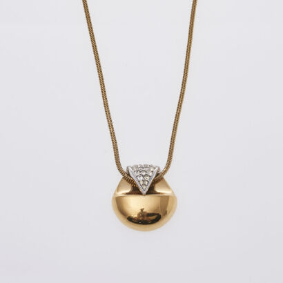 Givenchy Round Diamante Pendant