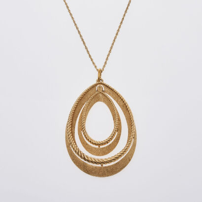 Tifari Tear Drop Pendant