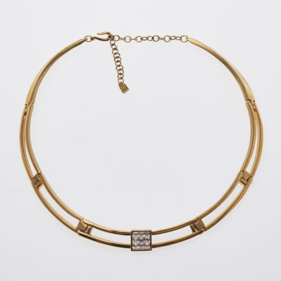 Givenchy Diamante Choker Necklace