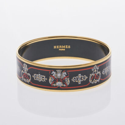 Hermès Enamel Bangle