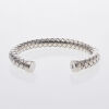Bottega Veneta Sterling Silver Intrecciato Bangle
