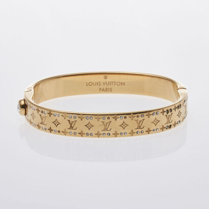 Louis Vuitton Nanogram Cuff Bangle