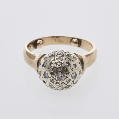 9ct Ball Diamond Ring