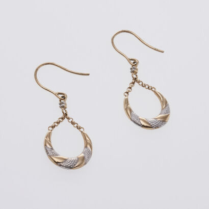 9ct Hook Earrings