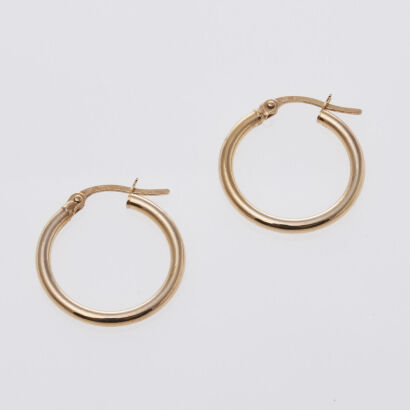 10ct Gold Hoops